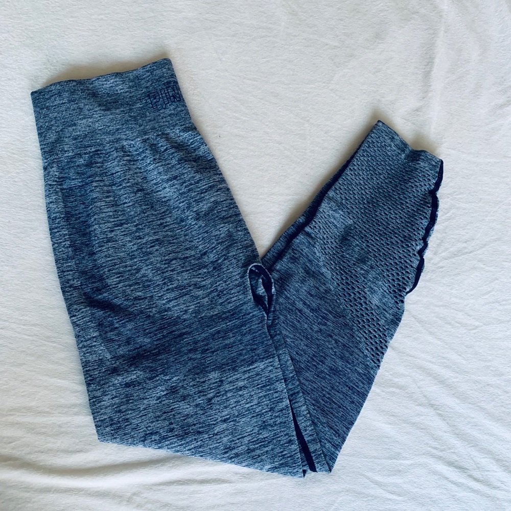Victoria’s Secret Pink Seamless Leggings Navy Blue